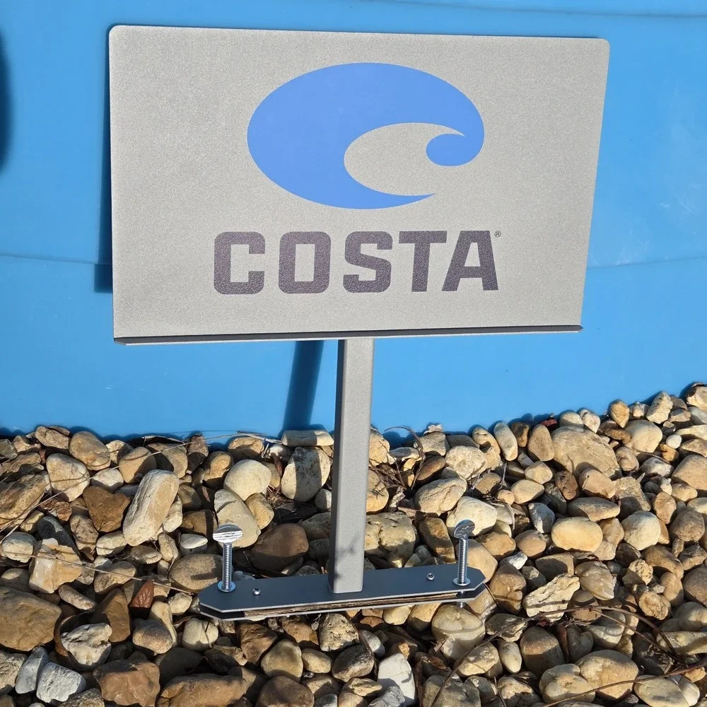 NEW Costa Store Authentic Promo Retail Display Sign Metal Sunglasses‎ RARE